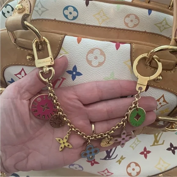 Louis Vuitton Double sided Multicolor Bag Charm - Picture 2 of 2